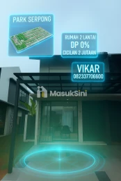 Rumah 2 Lantai Cicilan 2 Jutaan di Park Serpong