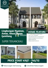Rumah Dekat Jantung Kota Semarang CitraPark