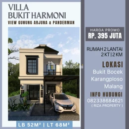 Rumah Malang 2025 genre Villa View Gunung Arjuna dan Kota Batu