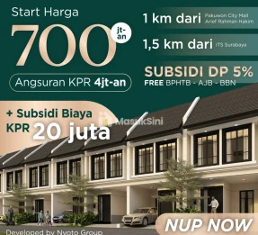 Rumah Mewah 2 Lantai Pakuwon City Kenjeran Kertajaya Manyar Free Biaya
