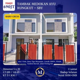 Rumah Tambak Medokan Ayu Rungkut Gress SHM Dekat Wonorejo Purimas Pandugo N