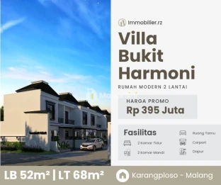 Rumah Villa Malang 2025 View Gunung Arjuna & Kota Batu PROMO 395 juta