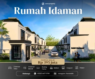 Rumah dijual 2 lantai karangploso -Malang
