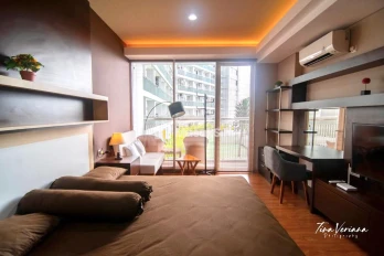 Sewa Apartemen Dago Suites, Studio Lantai Rendah, Furnished