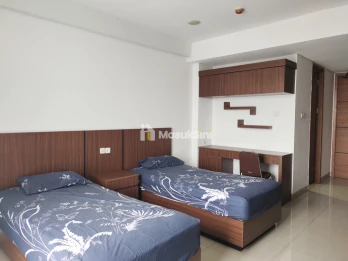 Sewa Apartemen Dago Suites, Studio Twin Bed, Furnished, Sudah Include IPL