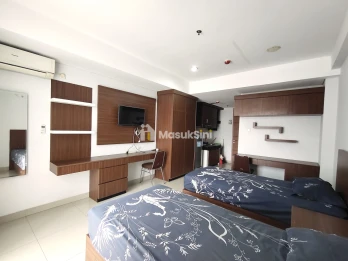 Sewa Apartemen Dago Suites, Studio Twin Bed, Furnished, Sudah Include IPL