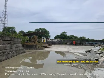 Dijual Tanah di Jalan Raya Cakung Cilincing 4 Ha Open Yard Full Cor Beton