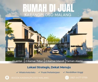 rumah baru 2025 2 lantai dijual karangploso