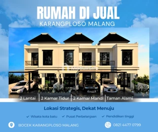 rumah baru 2025 2 lantai dijual karangploso