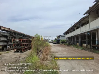 Termurah Dijual Tanah di Cakung Cilincing 4 Ha Full Cor Beton Open Yard