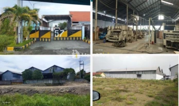 Dijual Pabrik Gudang di Raya Kebaron, Sidoarjo
