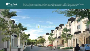 Dijual Rumah Baru di Komplek Eco Park Residence - Medan Johor