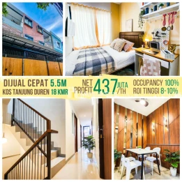 Dijual Rumah Kost di Jln Tanjung Duren Timur, Jakarta Barat