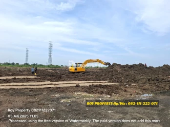 Dijual Tanah di Marunda 14 Ha Open Yard Siap Bangun Dekat Pintu Tol Marunda