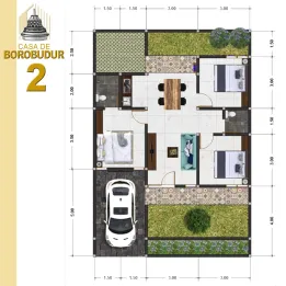 Hunian Asri Bernuansa Tradisional Jawa, Hanya Selangkah dari Borobudur