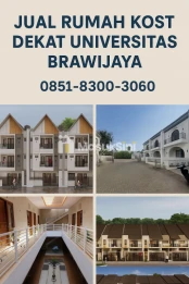 Jual Rumah Kost Dekat Kampus UNIBRAW 0851-8300-3060 Lowokwaru Malang