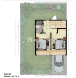 Jual Rumah Primary Perdana Kampial Cluster Tipe 70 2 Lantai 3 Kamar