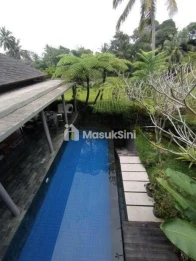 Jual Villa Mewah Hadap Selatan View Sawah Pool Tegallalang Ubud 3+1 Kamar