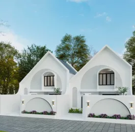 Jual Villa Mezzanine Hadap Barat Semi Furnished 2 Kamar Bongan Tabanan Sela