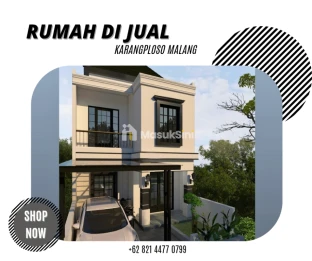 Jual rumah 2 lantai karangploso -Malang