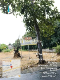 LAHAN PINGGIR JALAN CIPONDOH SEBELAH TOL JAKARTA MERAK