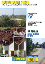 RUMAH HUNIAN MURAH SIMPLE DEKAT SMP 22 MALANG