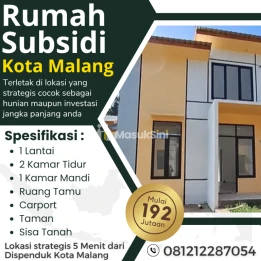 RUMAH MURAH SIAP HUNI LOKASI TLOGOWARU TAJINAN MALANG