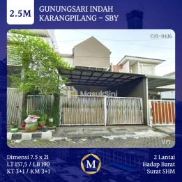 Rumah Gunungsari Indah Karangpilang Wiyung Babatan Pratama Royal Residence