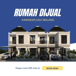 Rumah villa dijual 2 lantai karangploso -Malang