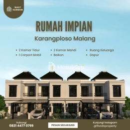 Rumah villa dijual 2 lantai karangploso -Malang