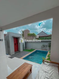 Sewa Tahunan Bulanan Villa Tropis Modern Nyaman Full Furnished Ubud View Sa