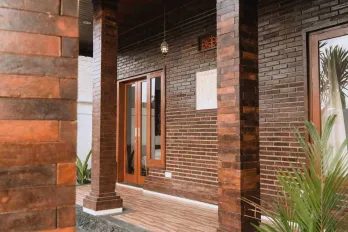 Sewa Tahunan Villa Tropis 2 Kamar Pemandangan Sawah Matahari Terbenam Tibub