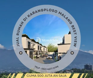villa 2 lantai di karangploso Malang murah