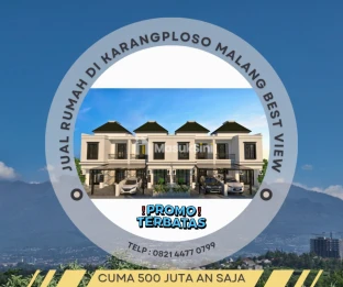 villa 2 lantai di karangploso Malang murah
