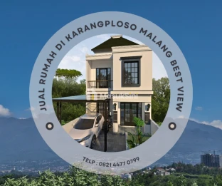 villa 2 lantai di karangploso Malang murah