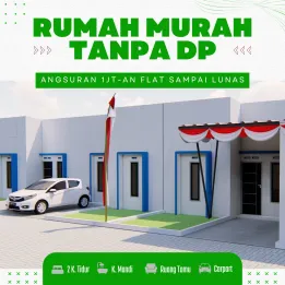 RUMAH SUBSIDI MURAH NOL TANPA DP - HARGA 166 JUTAAN