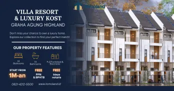 Rumah Kost Malang Kota 8 Kamar Full Investasi Dekat UB Harga 1M