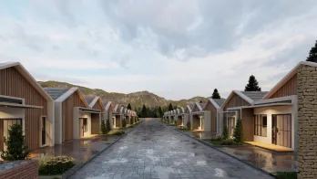 RUMAH ALA SCANDINAVIAN LOKASI KARANGPLOSO - HARGA 225 JUTAAN