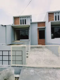 DIJUAL RUMAH BARU KARANGPLOSO 350 HUTA - ADA PAGAR ,DAPUR,BISA KPR