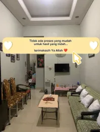 Dijual Rumah 1,5 Lt, Bebas Banjir, Row 2 Mobil, Strategis, BCS