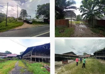 Dijual Tanah Luas + Gudang di Jalan Pertanian, Singkawang