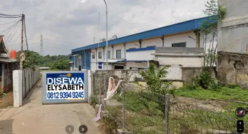 Disewakan Gudang Siap Pakai, 960 m2, Strategis, dekat Pinggir Jalan Ra