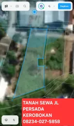 Disewakan Tanah 10 Are Jl Persada Kerobokan Kuta Utara Badung Bali