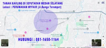 JUAL TANAH KAPLING DI DALAM KOMPLEK MEDAN SELAYANG