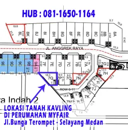 JUAL TANAH KAPLING DI DALAM KOMPLEK MEDAN SELAYANG