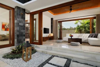 Jual Villa Tradisioanal Wooden Style 2 Lantai 3 Kamar Toya Ning Ungasan