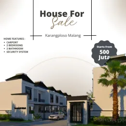 Jual rumah 2 lantai karangploso -Malang