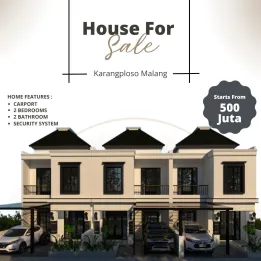 Jual rumah 2 lantai karangploso -Malang