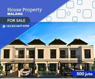 Jual rumah 2 lantai karangploso -Malang
