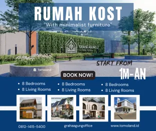 Kost Eksklusif Malang Kota 8 Kamar Dekat UB